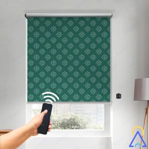 Motorized Roller Blinds - Printed Blackout Blinds